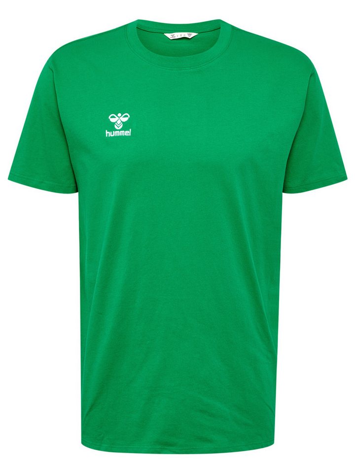 hummel T-Shirt Rundhalsausschnitt gesticktes Logo Regular fit hmlGO 2.0 T-SHIRT S/S von hummel