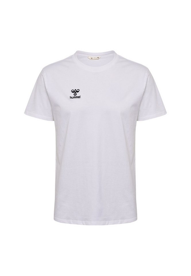 hummel T-Shirt Rundhalsausschnitt gesticktes Logo Regular fit hmlGO 2.0 T-SHIRT S/S von hummel