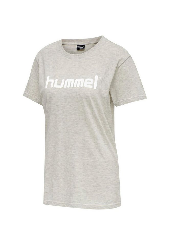 hummel T-Shirt Training Kurzarm Sport Rundhals Figurbetont HMLGO COTTON T-SHIRT WOMAN S/S von hummel