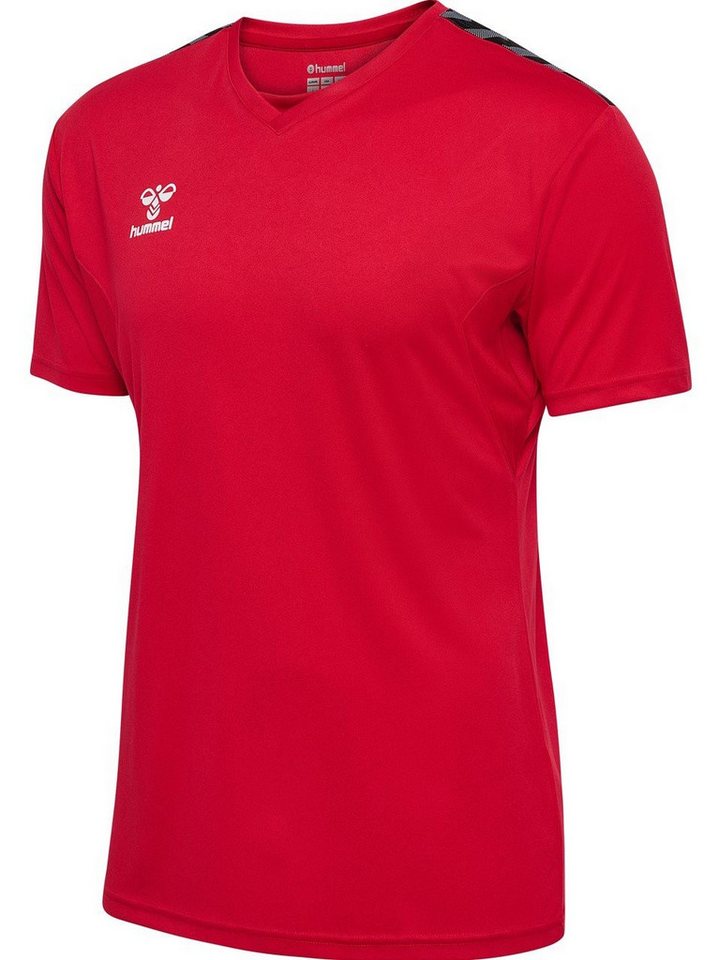 hummel T-Shirt hmlAUTHENTIC Jersey (100% Polyester) Kurzarm rot Herren von hummel