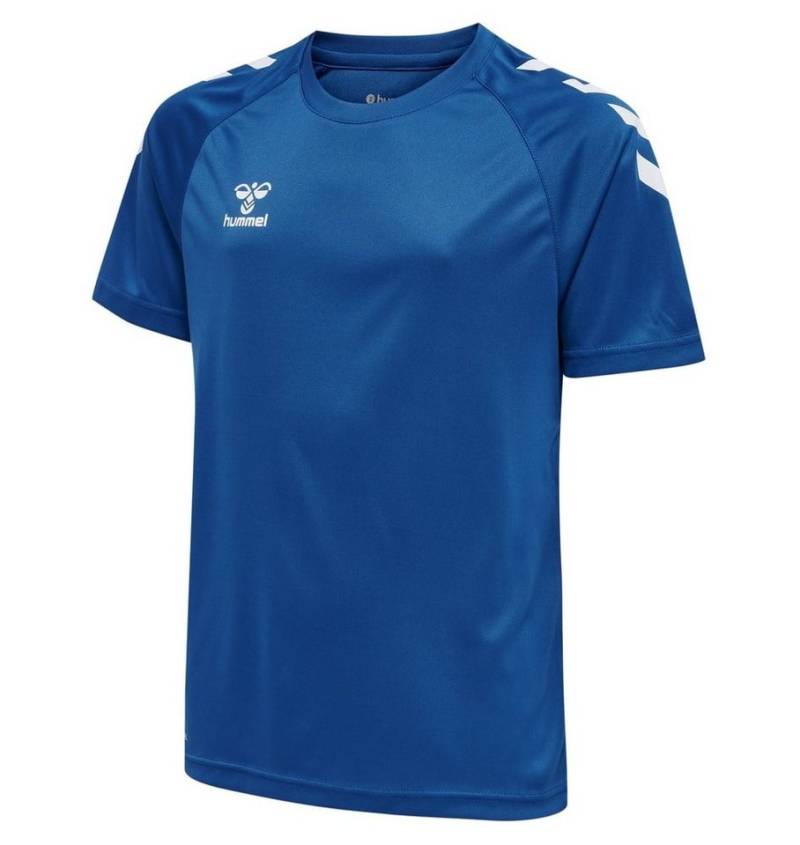 hummel T-Shirt hmlCORE XK Core Poly (Interlock-Stoff) Kurzarm dunkelblau Kinder von hummel