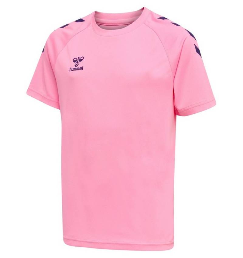 hummel T-Shirt hmlCORE XK Core Poly (Interlock-Stoff) Kurzarm pink Kinder von hummel