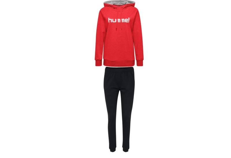 hummel Trainingsanzug Hummel Damen Sweatanzug Go Cotton Logo 203517+204173 von hummel