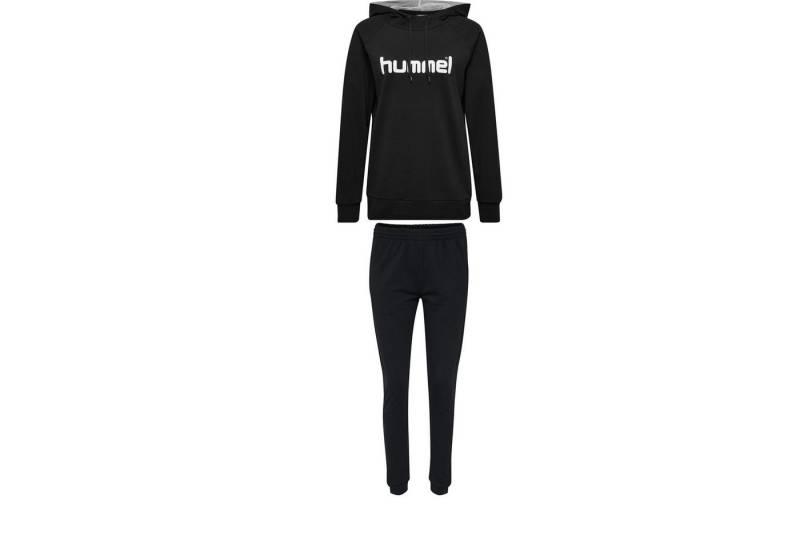 hummel Trainingsanzug Hummel Damen Sweatanzug Go Cotton Logo 203517+204173 von hummel