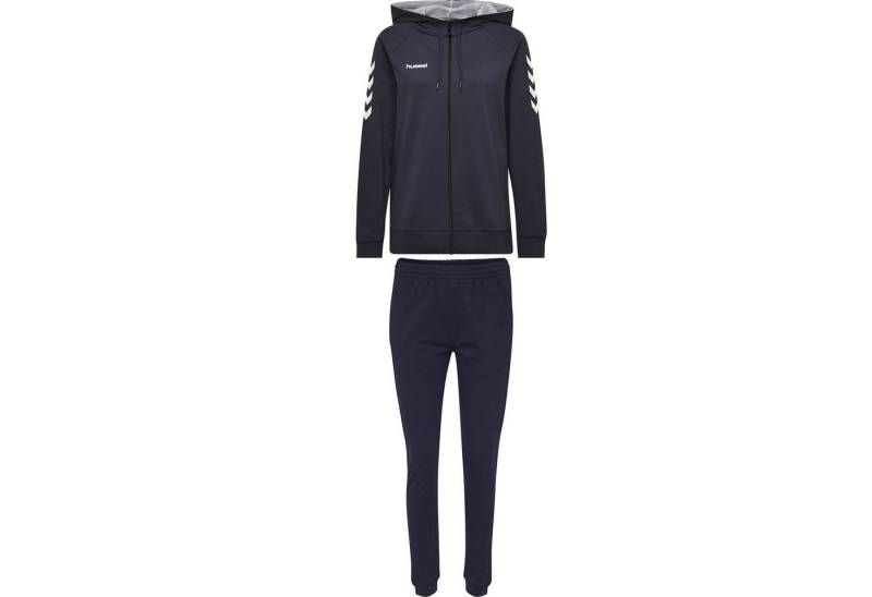 hummel Trainingsanzug Hummel Damen Sweatanzug Go Cotton Zip 204232+204173 von hummel