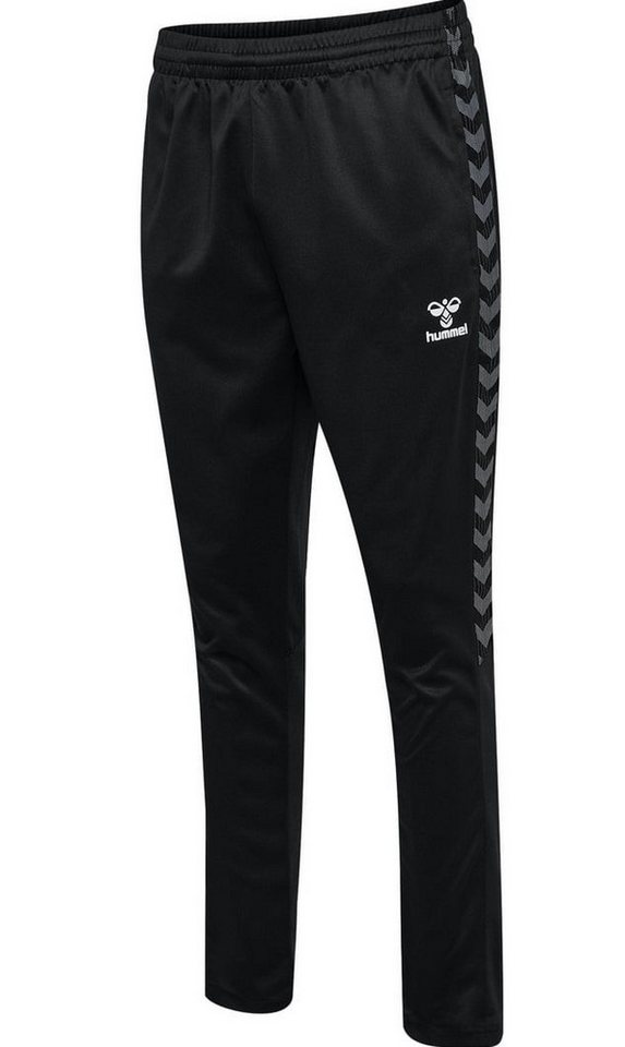 hummel Trainingshose hmlAUTHENTIC Pant (100% Polyester) lang schwarz Herren von hummel