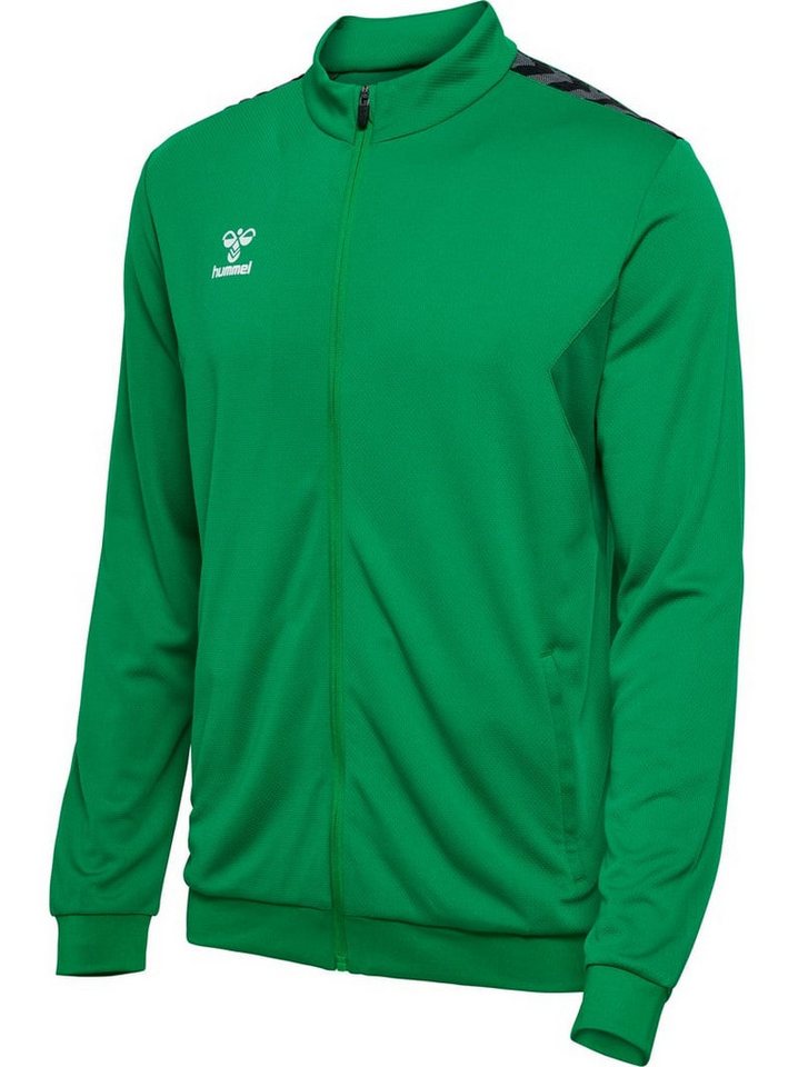 hummel Trainingsjacke hmlAUTHENTIC PL Full-Zip (100% Polyester) grün Herren von hummel
