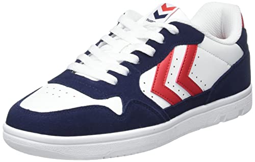 Hummel Unisex Camden Mixed Sneaker, White Red Navy, 43 EU von hummel