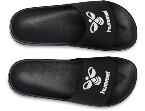 hummel Unisex HML Essential Pool Slide Flip-Flop, Black, 44 EU von hummel