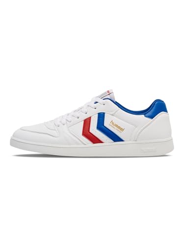 hummel Unisex Handball PERFEKT Sneaker, White/Navy/RED, 41 EU hummel Unisex Handball PERFEKT Sneaker, White/Navy/RED, 41 EU von hummel