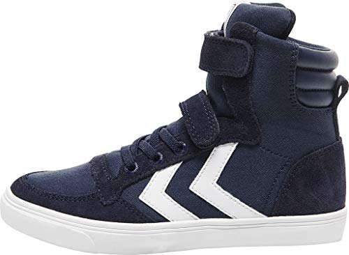 hummel Slimmer Stadil High Unisex Kinder Athleisure Sneaker Mit Klettverschluss von hummel