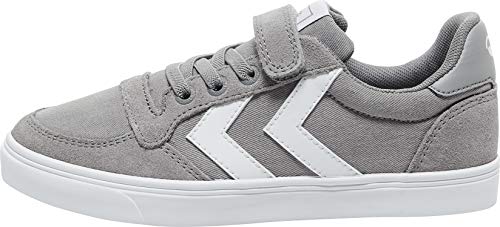 hummel Slimmer Stadil Low Unisex Kinder Athleisure Sneaker Mit Klettverschluss von hummel