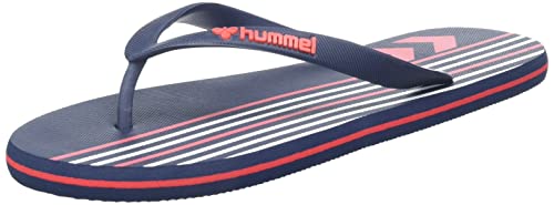 hummel Unisex Multi Stripe Flip Flop Slipper, Black Iris Flame Scarlet, 39 EU hummel Unisex Multi Stripe Flip Flop Slipper, Black Iris Flame Scarlet, 39 EU von hummel