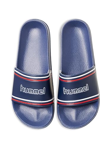 hummel Pool Slide Retro Unisex Erwachsene Athleisure Sandal & Slippers Mit Atmungsaktiv Navy von hummel