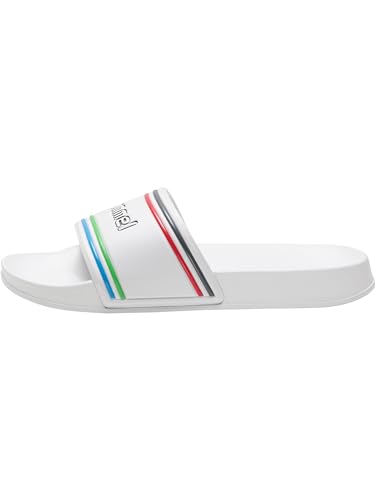 HUMMEL Unisex Pool Slide Retro Sandale, White, 38 EU von hummel