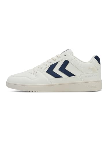 HUMMEL Unisex St. Power Play Cl Sneaker, White Navy, 38 EU HUMMEL Unisex St. Power Play Cl Sneaker, White Navy, 38 EU von hummel