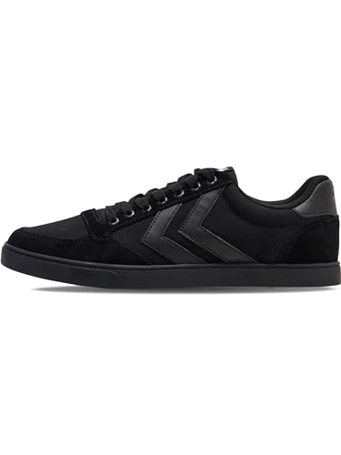 Hummel Unisex Schnürsenkel Sneaker Slimmer Stadil Erwachsene Low-Top, Schwarz, 43 EU von hummel