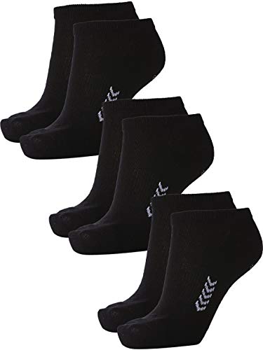 hummel Unisex Sneaker Sport Socken im 3er Pack I schwarz 41-45 von hummel
