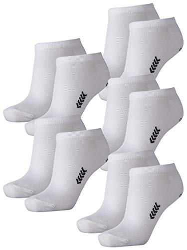 hummel Unisex Sneaker Sport Socken im 5er Pack I weiß 46-48 von hummel