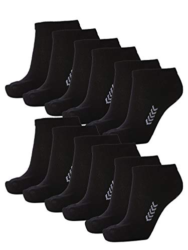 hummel Unisex Sneaker Sport Socken im 6er Pack I schwarz 36-40 von hummel