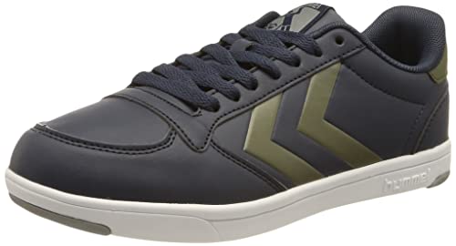 hummel Unisex Stadil Light Sneaker, Dark Navy/Olive Night, 41 EU von hummel