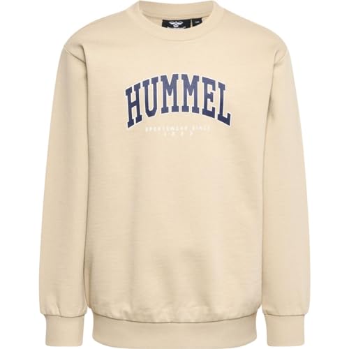 hummel - hmlFAST, Kinder Sweatshirt (DE/NL/SE/PL, Numerisch, 164, Regular, Beige) von hummel