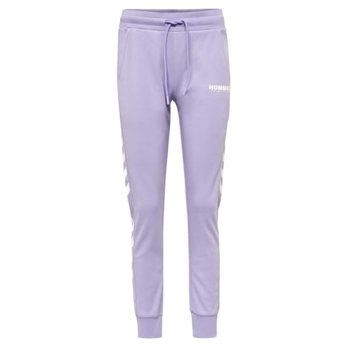 hummel - hmlLEGACY, Damen Poly Pants (DE/NL/SE/PL, Alphanumerisch, M, Regular, Regular, Lila) von hummel