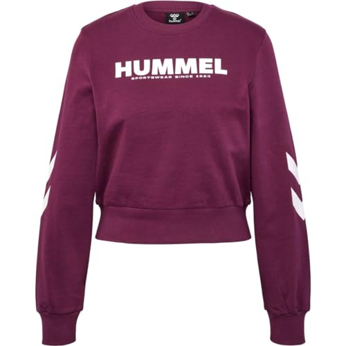 hummel - hmlLEGACY, Damen Sweatshirt (DE/NL/SE/PL, Alphanumerisch, S, Regular, Regular, Lila) von hummel