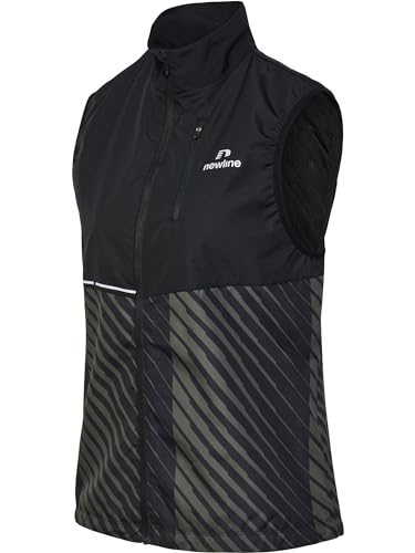 hummel nwlPACE GILET WOMAN BLACK BELUGA AOP - S von hummel