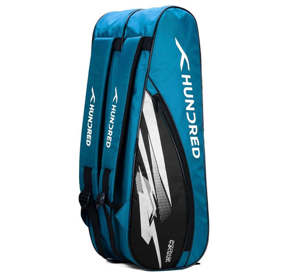 hundred Sporttasche Cosmogear Badminton Kit-Tasche, Gepolsterte Gurte, Easy-Carry-Griff (Shuttle Young Kids Set Backpack), Doppelter Reißverschluss von hundred