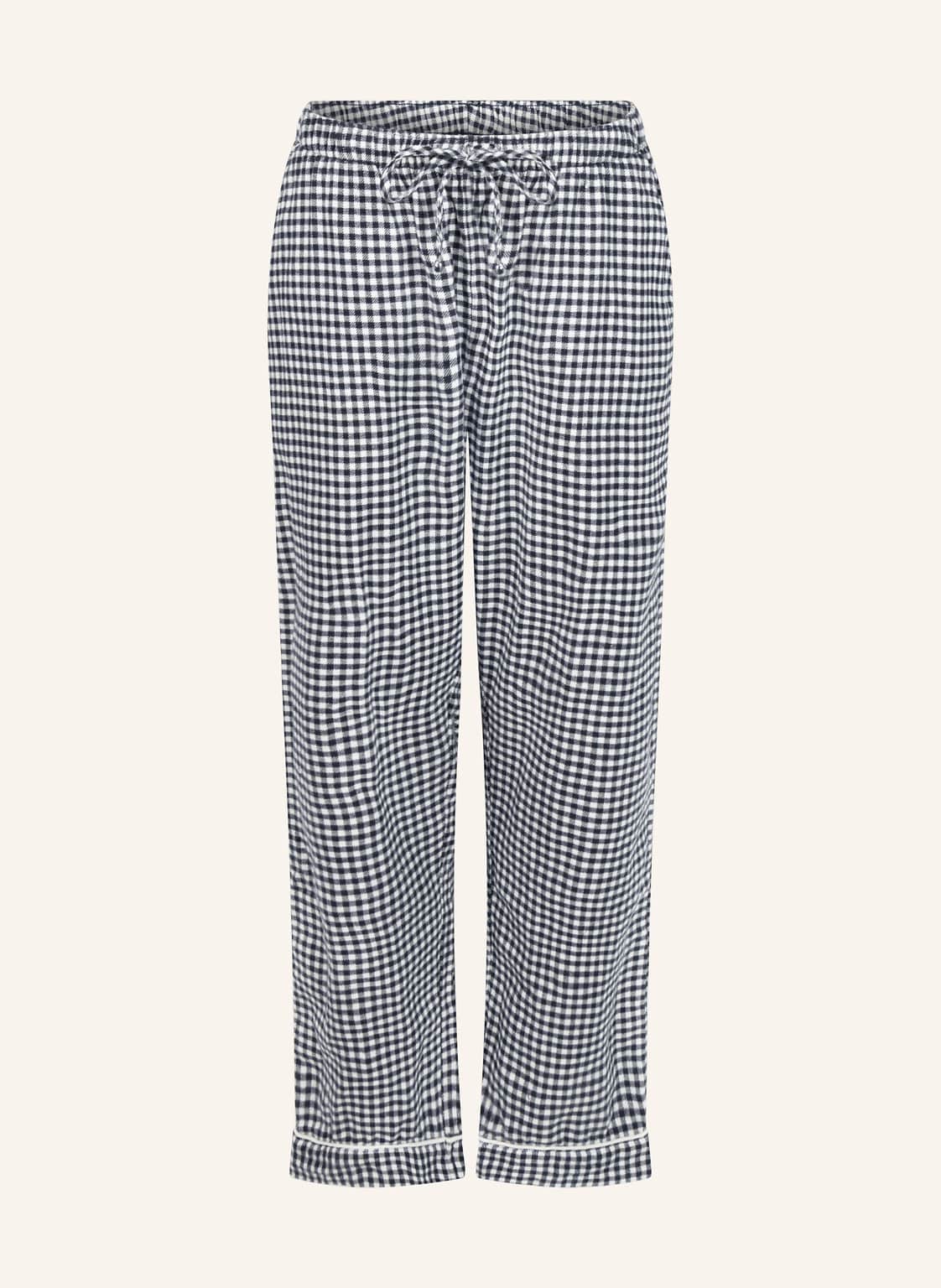 Hunkemöller Hose Flannel blau von hunkemöller