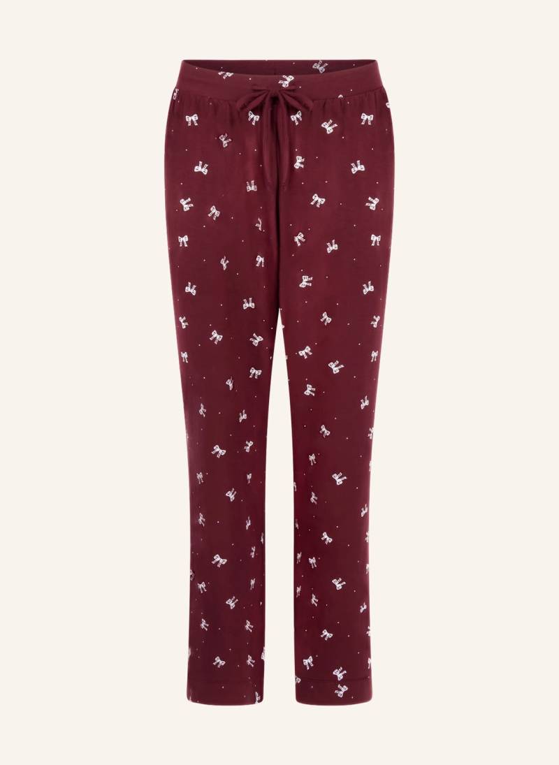 Hunkemöller Hose Jersey Essential rot von hunkemöller