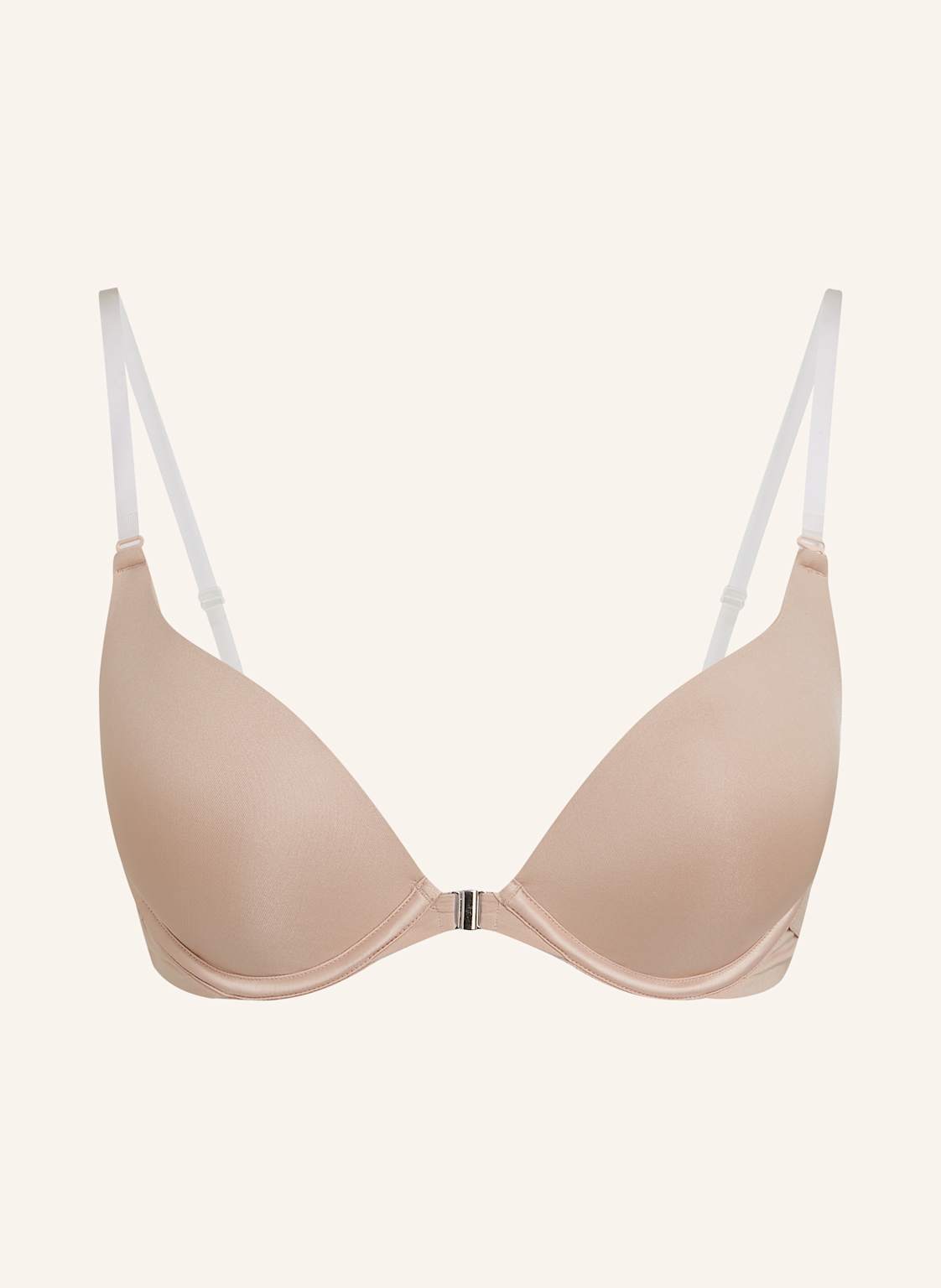 Hunkemöller Push-Up-Bh Transparant Solution beige von hunkemöller
