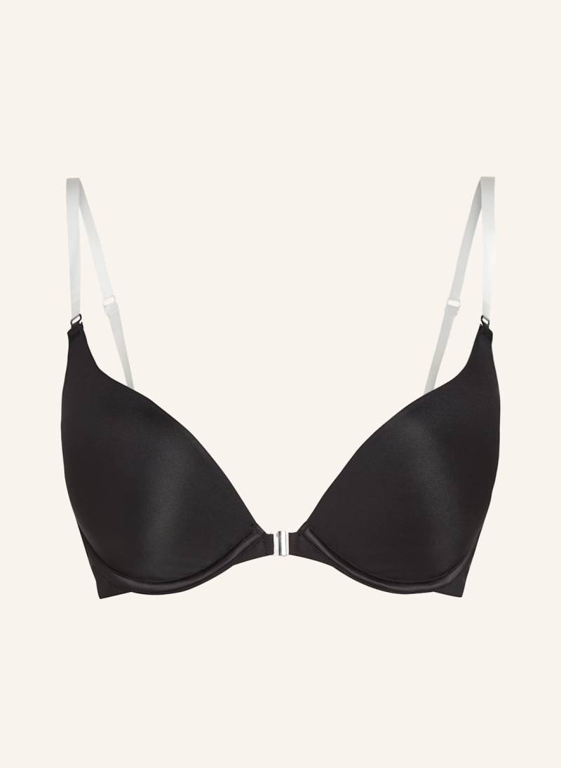 Hunkemöller Push-Up-Bh Transparant Solution schwarz von hunkemöller