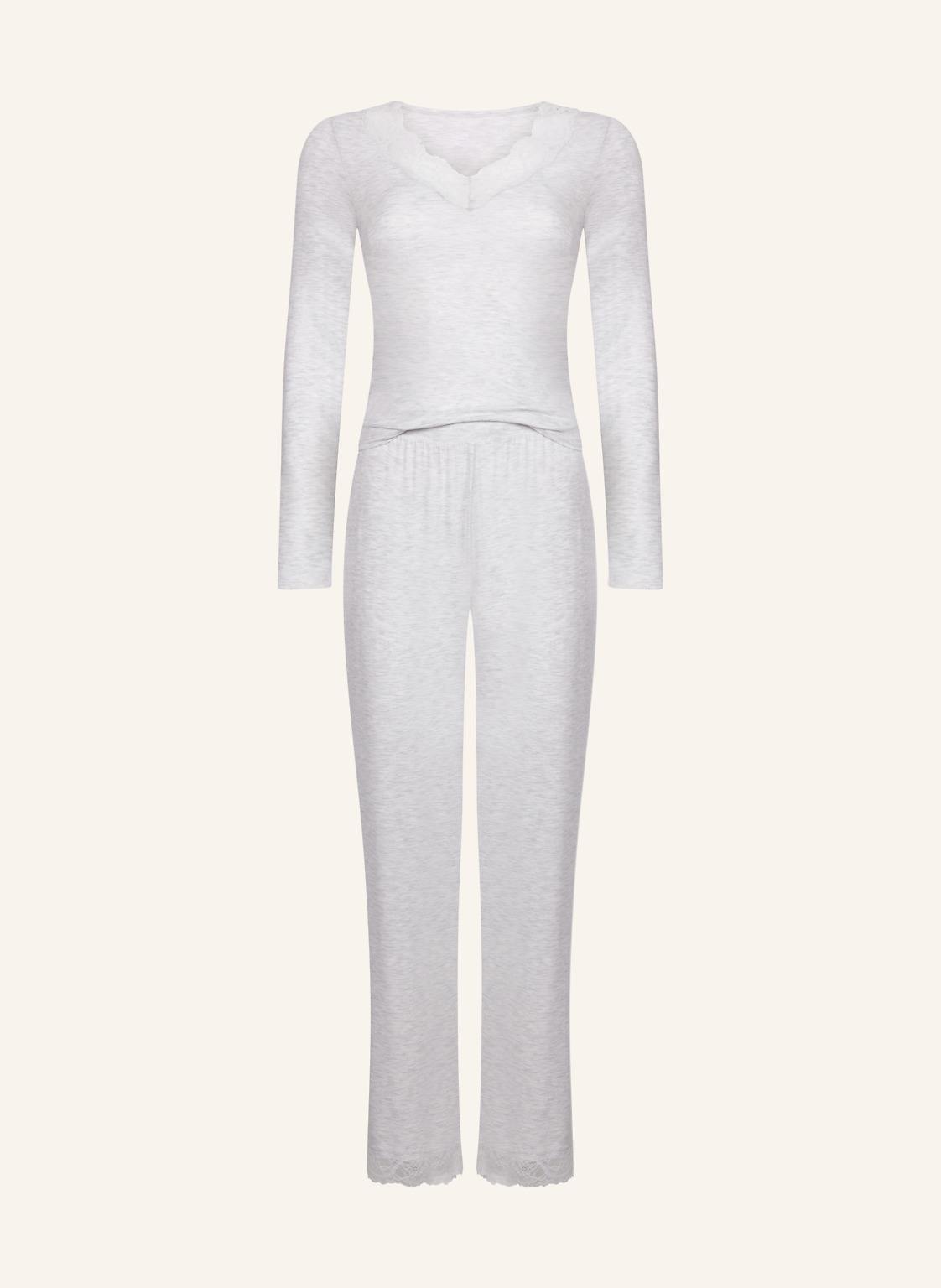 Hunkemöller Schlafanzug Nana grau von hunkemöller