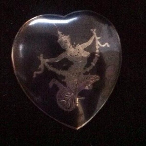 sterling Silber Brosche Royal Siam Tänzerin von huntergathererbiz