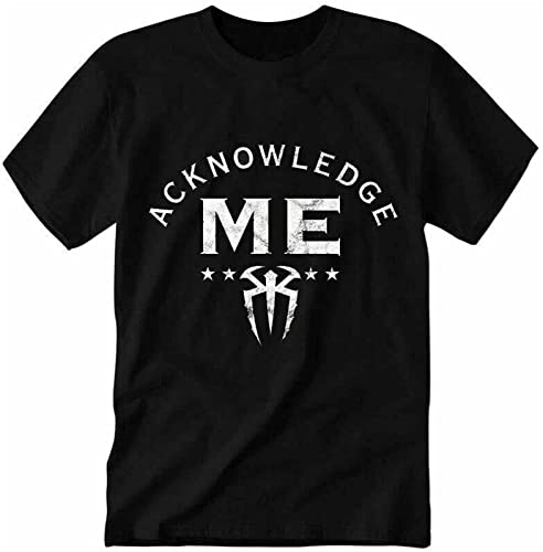 Men's Roman Reigns Acknowledge Me T-Shirt Black XXL von huode