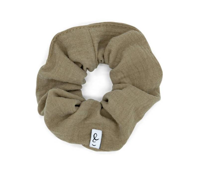 hutch&putch Haargummi Musselin-Scrunchie • Erwachsene, 1-tlg., weniger Knickstellen und damit weniger Haarbruch von hutch&putch