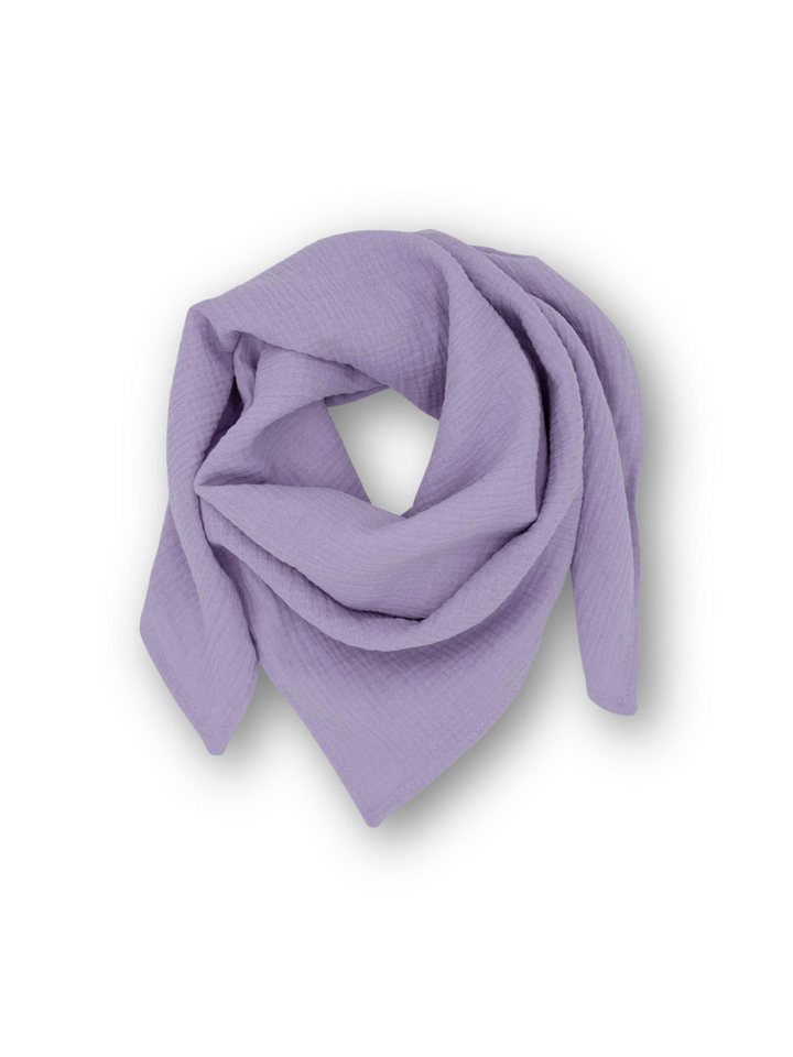 hutch&putch Halstuch Damen und Herren Musselin Schal Halstuch einfarbig 100% Bio-Baumwolle, (1-St), Kuschelig, Atmungsaktiv und Temperaturregulierend, Vegan von hutch&putch