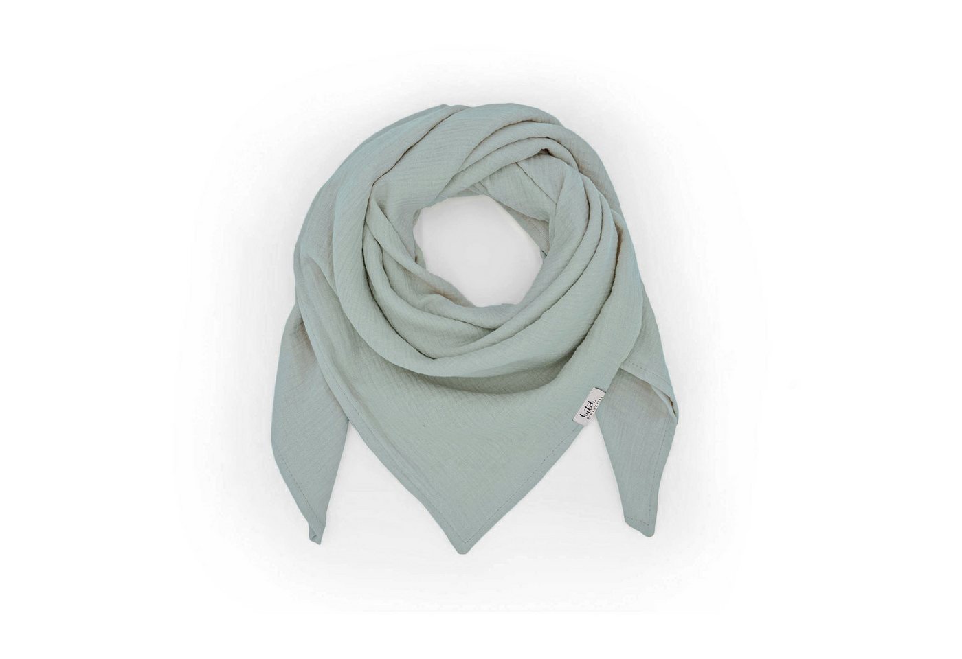 hutch&putch Halstuch Kleinkinder (1-6 Jahre) Musselin Dreieckstuch Schal 100% Bio-Baumwolle, (1-St), Kuschelig, Atmungsaktiv und Temperaturregulierend, Vegan von hutch&putch