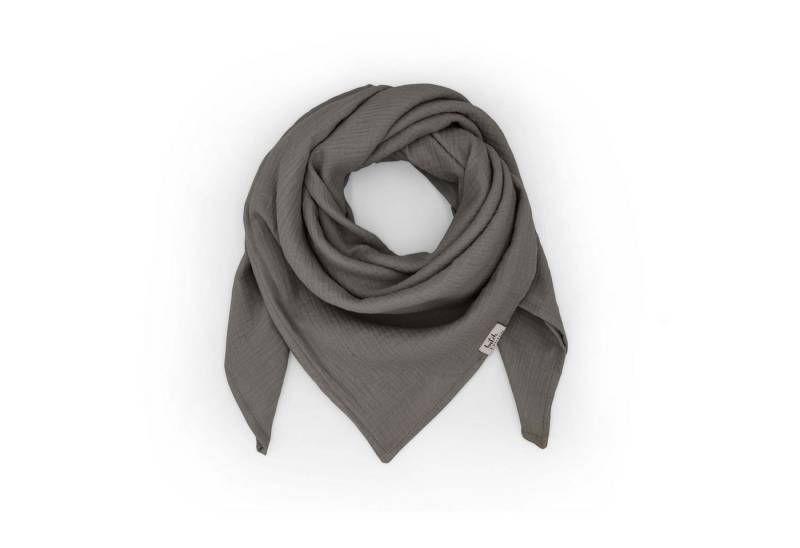 hutch&putch Halstuch Damen und Herren Musselin Schal Halstuch einfarbig 100% Bio-Baumwolle, (1-St), Kuschelig, Atmungsaktiv und Temperaturregulierend, Vegan von hutch&putch