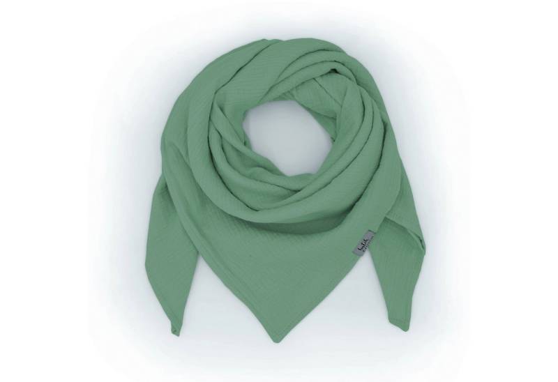 hutch&putch Halstuch Damen und Herren Musselin Schal Halstuch einfarbig 100% Bio-Baumwolle, (1-St), Kuschelig, Atmungsaktiv und Temperaturregulierend, Vegan von hutch&putch