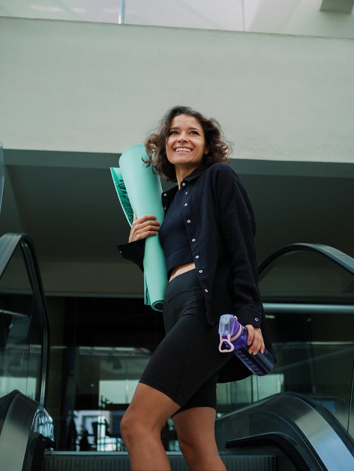 hutch&putch Langarmbluse Musselin Oversize Bluse - Klassische Bluse - Langarmbluse (1-tlg) Aus 100% Bio-Baumwolle - Vegan, Atmungsaktiv und Temperaturregulierend von hutch&putch