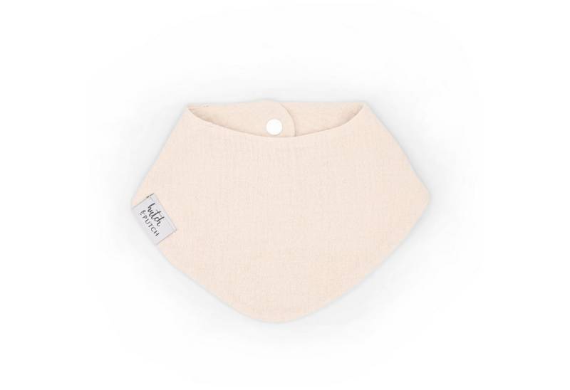 hutch&putch Lätzchen Musselin-Lätzchen Dreieckstuch mit Druckknopf für Baby (0-2 Jahre), (1-St), Aus 100% Bio-Baumwolle - Vegan, Atmungsaktiv und Saugstark von hutch&putch