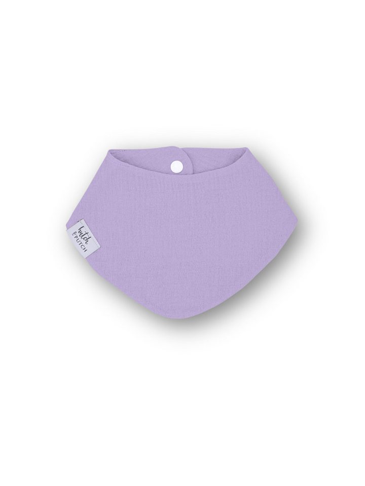 hutch&putch Lätzchen Musselin-Lätzchen Dreieckstuch mit Druckknopf für Baby (0-2 Jahre), (1-St) von hutch&putch