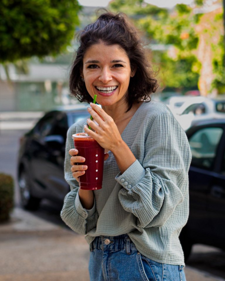 hutch&putch Schlupfbluse Musselin Bluse (kurz) mit Ballonärmeln aus 100% Bio-Baumwolle (1-tlg) Knöpfe am Handgelenk - in liebevoller Arbeit hergestellt von hutch&putch