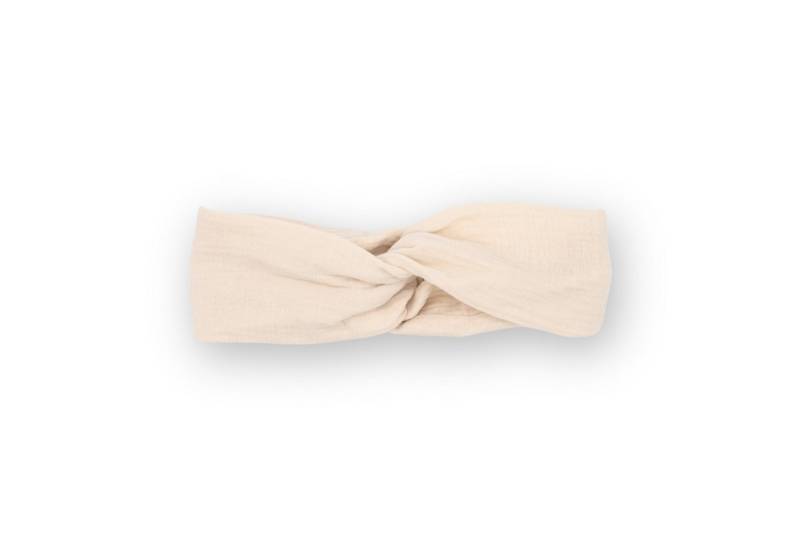 hutch&putch Stirnband Musselin-Stirnband für den Sommer - atmungsaktiv - 100% Bio-Baumwolle One Size - 4-Jahreszeiten Stirnband - mit elastischem Gummizug von hutch&putch