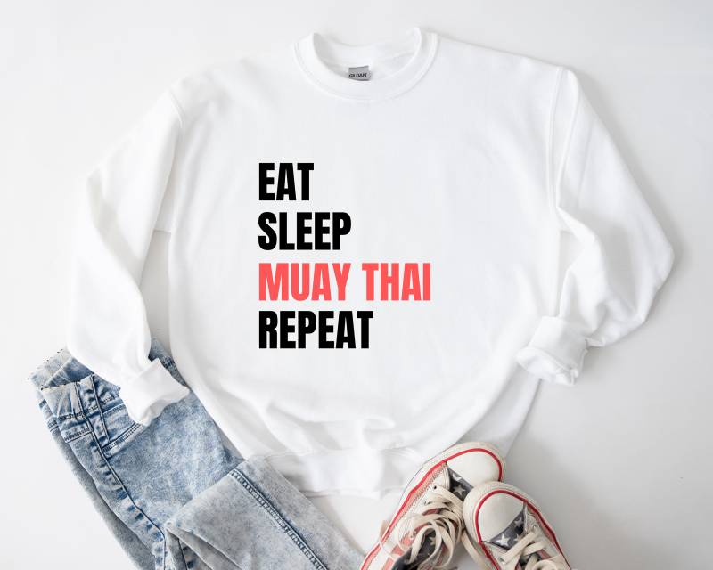 Muay Thai Sweater, Thaiboxing Shirt, Present For Thaiboxer, Fighter von huuPrints