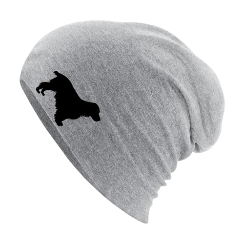 Huuraa Mütze English Cocker Spaniel Silhouette Geschenk Heather Grey English Cocker Spaniel Accessoire von Huuraa