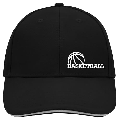 Huuraa Cappy Mütze Basketball Ball Geschenk Black/Light Grey Basketball Präsent von Huuraa